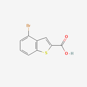 4-Bromobenzo[b]thiophene-2-carboxylic acid chemical structure (CAS 5194-37-6)