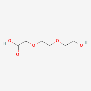 2-(2-(2-Hydroxyethoxy)ethoxy)acetic acid chemical structure (CAS 51951-04-3)