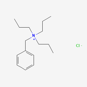 N-Benzyl-N,N-dipropylpropan-1-aminium chloride chemical structure (CAS 5197-87-5)