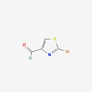 2-Bromothiazole-4-carbaldehyde chemical structure (CAS 5198-80-1)
