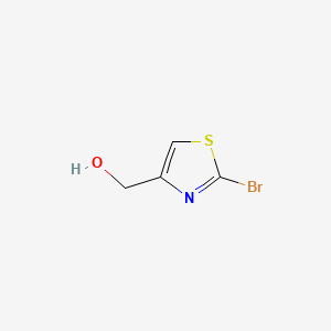 (2-Bromothiazol-4-yl)methanol chemical structure (CAS 5198-86-7)