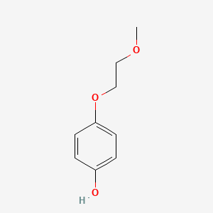 4-(2-Methoxyethoxy)phenol chemical structure (CAS 51980-60-0)