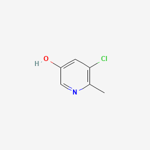 5-Chloro-6-methylpyridin-3-ol chemical structure (CAS 51984-63-5)