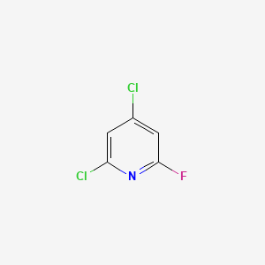 2,4-Dichloro-6-fluoropyridine chemical structure (CAS 51991-31-2)