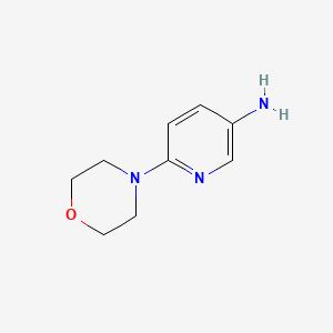 6-Morpholinopyridin-3-amine chemical structure (CAS 52023-68-4)