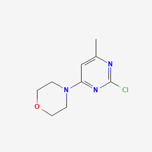 4-(2-Chloro-6-methylpyrimidin-4-yl)morpholine chemical structure (CAS 52026-43-4)