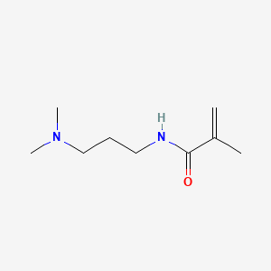 N-(3-(Dimethylamino)propyl)methacrylamide chemical structure (CAS 5205-93-6)