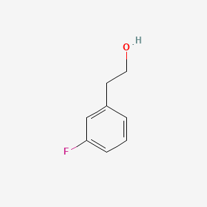 2-(3-Fluorophenyl)ethanol chemical structure (CAS 52059-53-7)