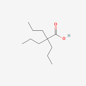 2,2-Dipropylpentanoic acid chemical structure (CAS 52061-75-3)