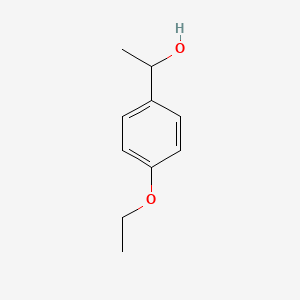 1-(4-Ethoxyphenyl)ethan-1-ol chemical structure (CAS 52067-36-4)