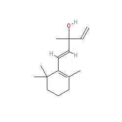 3-Methyl-1-(2,6,6-trimethylcyclohex-1-en-1-yl)penta-1,4-dien-3-ol chemical structure (CAS 5208-93-5)