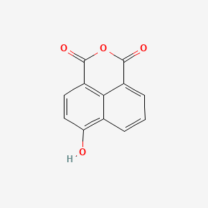 6-Hydroxy-1H,3H-benzo[de]isochromene-1,3-dione chemical structure (CAS 52083-08-6)