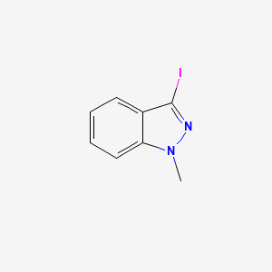 3-Iodo-1-methyl-1H-indazole chemical structure (CAS 52088-10-5)