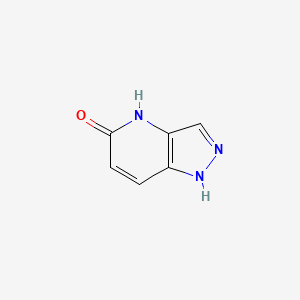 1H-Pyrazolo[4,3-b]pyridin-5-ol chemical structure (CAS 52090-73-0)