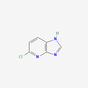 5-Chloro-3H-imidazo[4,5-b]pyridine chemical structure (CAS 52090-89-8)