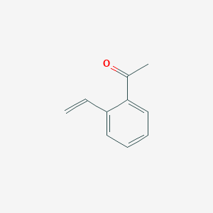1-(2-Vinylphenyl)ethanone chemical structure (CAS 52095-40-6)