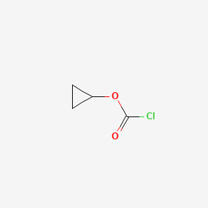 Cyclopropyl carbonochloridate chemical structure (CAS 52107-21-8)