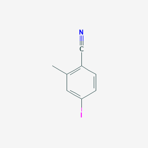 4-Iodo-2-methylbenzonitrile chemical structure (CAS 52107-67-2)