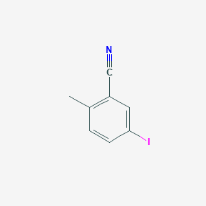 5-Iodo-2-methylbenzonitrile chemical structure (CAS 52107-68-3)