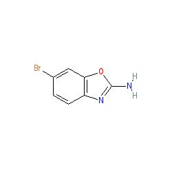 2-Amino-6-bromobenzoxazole chemical structure (CAS 52112-66-0)