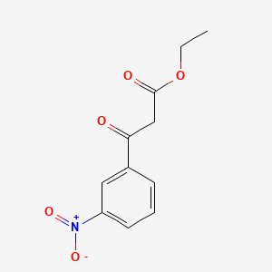 Ethyl 3-(3-nitrophenyl)-3-oxopropanoate chemical structure (CAS 52119-38-7)