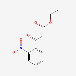 Ethyl 3-(2-nitrophenyl)-3-oxopropanoate chemical structure (CAS 52119-39-8)