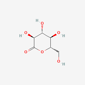 (3S,4R,5R,6S)-3,4,5-Trihydroxy-6-(hydroxymethyl)tetrahydro-2H-pyran-2-one chemical structure (CAS 52153-09-0)