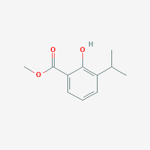 Methyl 2-hydroxy-3-isopropylbenzoate chemical structure (CAS 52159-64-5)