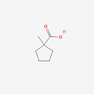 1-Methylcyclopentanecarboxylic acid chemical structure (CAS 5217-05-0)