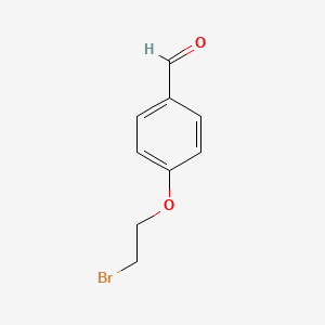 4-(2-Bromoethoxy)benzaldehyde chemical structure (CAS 52191-15-8)