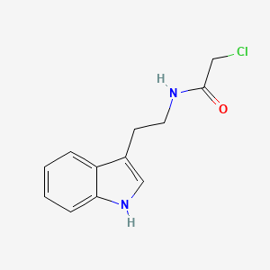 N-(2-(1H-Indol-3-yl)ethyl)-2-chloroacetamide chemical structure (CAS 52191-26-1)