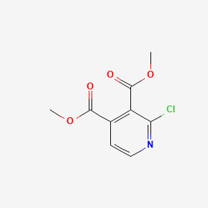 Dimethyl 2-chloropyridine-3,4-dicarboxylate chemical structure (CAS 521980-84-7)