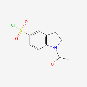 1-Acetylindoline-5-sulfonyl chloride chemical structure (CAS 52206-05-0)