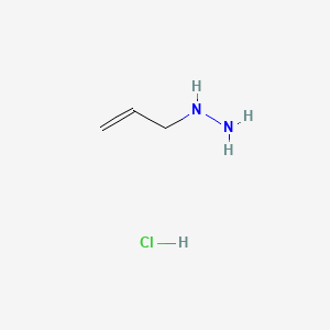 Allylhydrazine hydrochloride chemical structure (CAS 52207-83-7)