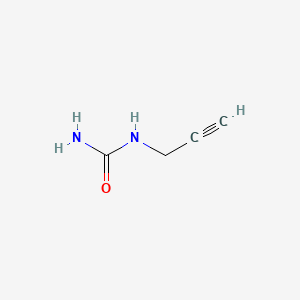 1-(Prop-2-yn-1-yl)urea chemical structure (CAS 5221-62-5)