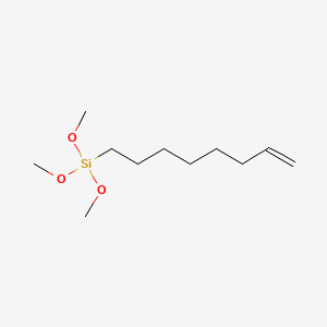 Trimethoxy(oct-7-en-1-yl)silane chemical structure (CAS 52217-57-9)