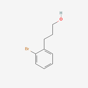 3-(2-Bromo-phenyl)-propan-1-ol chemical structure (CAS 52221-92-8)