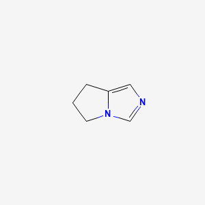 6,7-Dihydro-5H-pyrrolo[1,2-c]imidazole chemical structure (CAS 52237-16-8)