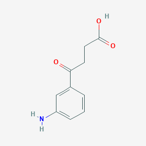4-(3-Aminophenyl)-4-oxobutanoic acid chemical structure (CAS 52240-15-0)