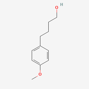 4-(4-Methoxyphenyl)-1-butanol chemical structure (CAS 52244-70-9)