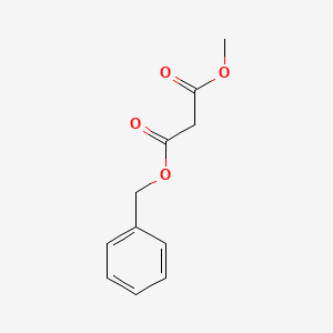 Benzyl methyl malonate chemical structure (CAS 52267-39-7)