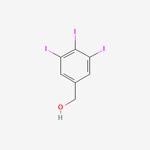 (3,4,5-Triiodophenyl)methanol chemical structure (CAS 52273-53-7)