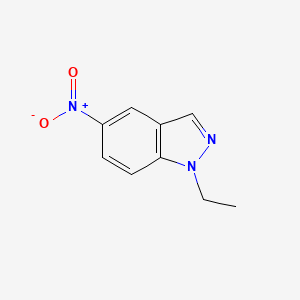 1-Ethyl-5-nitro-1H-indazole chemical structure (CAS 5228-51-3)