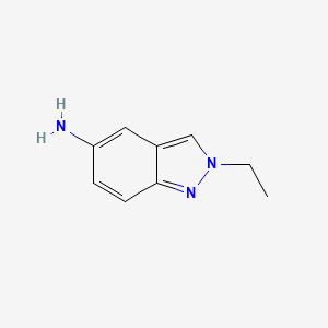 5-Amino-2-ethyl-2H-indazole chemical structure (CAS 5228-52-4)