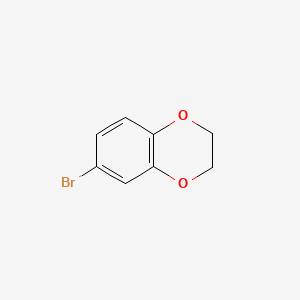 6-Bromo-2,3-dihydrobenzo[b][1,4]dioxine chemical structure (CAS 52287-51-1)