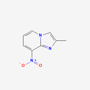 2-Methyl-8-nitroimidazo[1,2-a]pyridine chemical structure (CAS 52310-49-3)