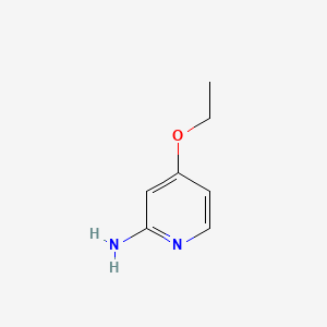 2-Amino-4-ethoxypyridine chemical structure (CAS 52311-20-3)