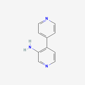 [4,4'-Bipyridin]-3-amine chemical structure (CAS 52311-43-0)