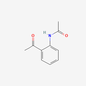N-(2-Acetylphenyl)acetamide chemical structure (CAS 5234-26-4)