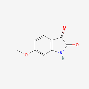 6-Methoxyindoline-2,3-dione chemical structure (CAS 52351-75-4)